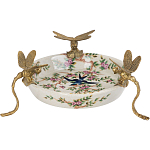 Блюдо фарфоровое Полет стрекоз Jita варинант исполнения - 1 | Loft Concept в Ижевске