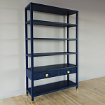 Стеллаж с двумя ящиками Elsa Dreams Blue варинант исполнения - 1 | Loft Concept в Ижевске