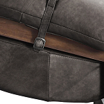 Кресло Duncan винтажная черная кожа варинант исполнения - 5 | Loft Concept в Ижевске