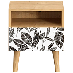 Прикроватная тумба с изображением на ящике Elise Nightstand варинант исполнения - 19 | Loft Concept в Ижевске