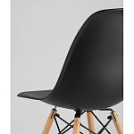 Пластиковый стул на ножках из массива бука Eames Black варинант исполнения - 3 | Loft Concept в Ижевске