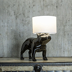 Настольная лампа COLLECTION OF DOGS с абажуром Бульдог варинант исполнения - 3 | Loft Concept в Ижевске