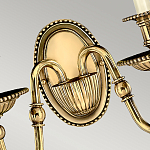 Бра с 2-мя бежевыми абажурами в классическом стиле Hinkley варинант исполнения - 5 | Loft Concept в Ижевске