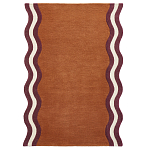 Ковер с оригинальной волнистой отделкой Woven from Wool варинант исполнения - 1 | Loft Concept в Ижевске