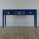 Дизайнерский Письменный стол Elsa Dreams Blue с тремя ящиками варинант исполнения - 1 | Loft Concept в Ижевске