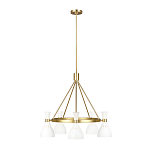 Люстра с 5-ю плафонами в форме песочных часов с узкими перфорированными отверстиями Feiss варинант исполнения - 8 | Loft Concept в Ижевске