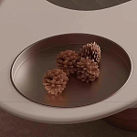 Журнальный столик фигурный со стеклянной столешницей Table Drop варинант исполнения - 6 | Loft Concept в Ижевске