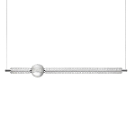 Подвесной светильник линейный с шарообразным рифленым плафоном Crystal Globule варинант исполнения - 1 | Loft Concept в Ижевске