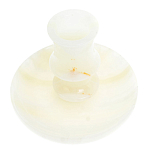 Подсвечник в виде чаши из натурального камня оникс Stone Candlestick варинант исполнения - 2 | Loft Concept в Ижевске