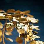 Люстра золотая с декором в виде веток эвкалипта Eucalyptus Branches варинант исполнения - 6 | Loft Concept в Ижевске