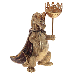 Подсвечник в виде дракона Dragon candlestick Green Gold Brown L or R варинант исполнения - 6 | Loft Concept в Ижевске