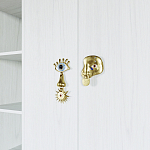 Большой шкаф с витриной Elsa Dreams White варинант исполнения - 4 | Loft Concept в Ижевске