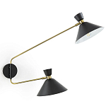 Бра с 2-мя поворотными плафонами Davy Duo Wall Lamp варинант исполнения - 1 | Loft Concept в Ижевске