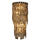 Бра с каскадом из прозрачного хрусталя и корпусом золотого цвета Constant Sparks варинант исполнения - 7 | Loft Concept в Ижевске