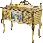 Комод деревянный Illustration of flowers варинант исполнения - 4 | Loft Concept в Ижевске