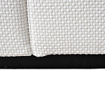 Дизайнерское кресло мягкое с обивкой из рогожки кремового цвета Decoration of Everything варинант исполнения - 3 | Loft Concept в Ижевске