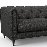 Мебельная ткань Шенилл темно-серый цвет 138 см T4-40 варинант исполнения - 4 | Loft Concept в Ижевске