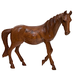 Статуэтка из дерева суар дикая лошадь Wild Horses варинант исполнения - 3 | Loft Concept в Ижевске