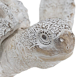 Статуэтка черепаха с ажурным панцирем и детализированной текстурой в белом цвете Marine Accessories варинант исполнения - 5 | Loft Concept в Ижевске