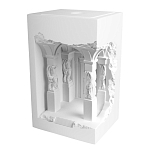 Встраиваемый в стену гипсовый светильник под покраску с колоннами и арками в античном стиле Antiquity Athena варинант исполнения - 2 | Loft Concept в Ижевске