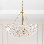 Люстра декорированная цветами из стекла Lightness of Flowers варинант исполнения - 2 | Loft Concept в Ижевске