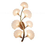 Бра в виде золотистой ветви с прозрачными листьями Andrea Wall Lamp варинант исполнения - 2 | Loft Concept в Ижевске