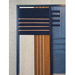 Панно из шнура Синяя геометрическая абстракция wall panel line Blue варинант исполнения - 3 | Loft Concept в Ижевске