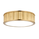 Потолочный светильник с гофрированным абажуром цвета латунь Millennium варинант исполнения - 1 | Loft Concept в Ижевске