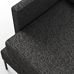 Мебельная ткань Шенилл темно-серый цвет 138 см T4-40 варинант исполнения - 3 | Loft Concept в Ижевске