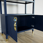 Стеллаж со стеклянными полками Elsa Dreams Blue варинант исполнения - 5 | Loft Concept в Ижевске