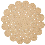 Ковер круглый с джутовой основой Round tourniquet варинант исполнения - 1 | Loft Concept в Ижевске