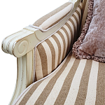Кресло в полоску в стиле прованс Modeste Provence Armchair варинант исполнения - 2 | Loft Concept в Ижевске