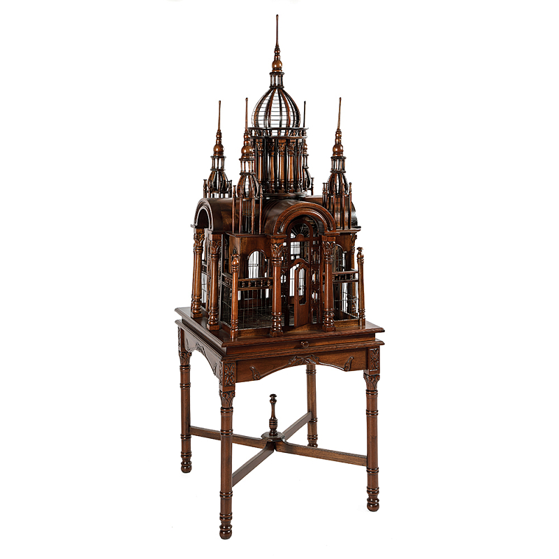 Клетка для птиц Palace for Birds LARGE Орех в Ижевске | Loft Concept 