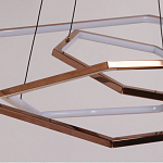 Люстра с 3-мя подвесами в виде шестиугольников Hexagon Horizontal варинант исполнения - 4 | Loft Concept в Ижевске