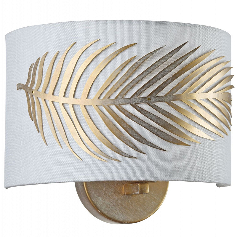 Бра Golden Feather Sconces Золотой Белый в Ижевске | Loft Concept 