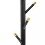 Напольная вешалка чёрная с золотистыми элементами Branches Hangers варинант исполнения - 1 | Loft Concept в Ижевске