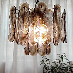 Люстра из круглых стеклянных элементов Vienna варинант исполнения - 6 | Loft Concept в Ижевске