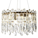 Круглая люстра с хрустальными подвесками Roul Crystal Round Chandelier варинант исполнения - 3 | Loft Concept в Ижевске