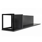 Полка навесная открытая цвета графит Strict Lines  варинант исполнения - 6 | Loft Concept в Ижевске