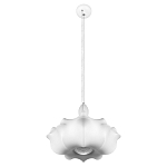 Подвесной светильник с белым фигурным абажуром и мягкими волнистыми краями Cloud Motion  варинант исполнения - 2 | Loft Concept в Ижевске