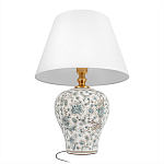 Настольная лампа с цветочной росписью Lamp Flower Painting варинант исполнения - 3 | Loft Concept в Ижевске