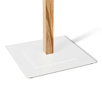 Вешалка с квадратным основанием и 4-мя белыми металлическими крючками Industrial Metal Rust варинант исполнения - 3 | Loft Concept в Ижевске