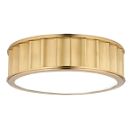 Потолочный светильник с гофрированным абажуром цвета латунь Millennium варинант исполнения - 2 | Loft Concept в Ижевске