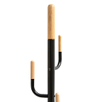 Напольная вешалка из металла и дерева Polly Floor Hanger варинант исполнения - 2 | Loft Concept в Ижевске