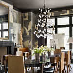 Обои ручная роспись в стиле Арт-деко Symphony Original colourway on Arkose silk dupion варинант исполнения - 2 | Loft Concept в Ижевске