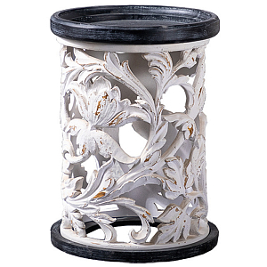 Приставной стол Fleurette Provence Black White Side Table 42