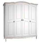 Шкаф белый из массива бука в стиле прованс White Provence варинант исполнения - 1 | Loft Concept в Ижевске