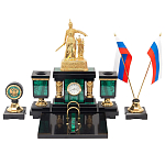 Настольный письменный набор из малахита и долерита Leader Organizer варинант исполнения - 1 | Loft Concept в Ижевске