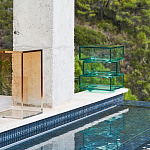 Стол журнальный в форме кубов Acrylic Furniture Lumina Mint Breeze варинант исполнения - 7 | Loft Concept в Ижевске