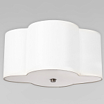 Потолочный светильник с белым волнистым плафоном из ткани Vitorino варинант исполнения - 1 | Loft Concept в Ижевске